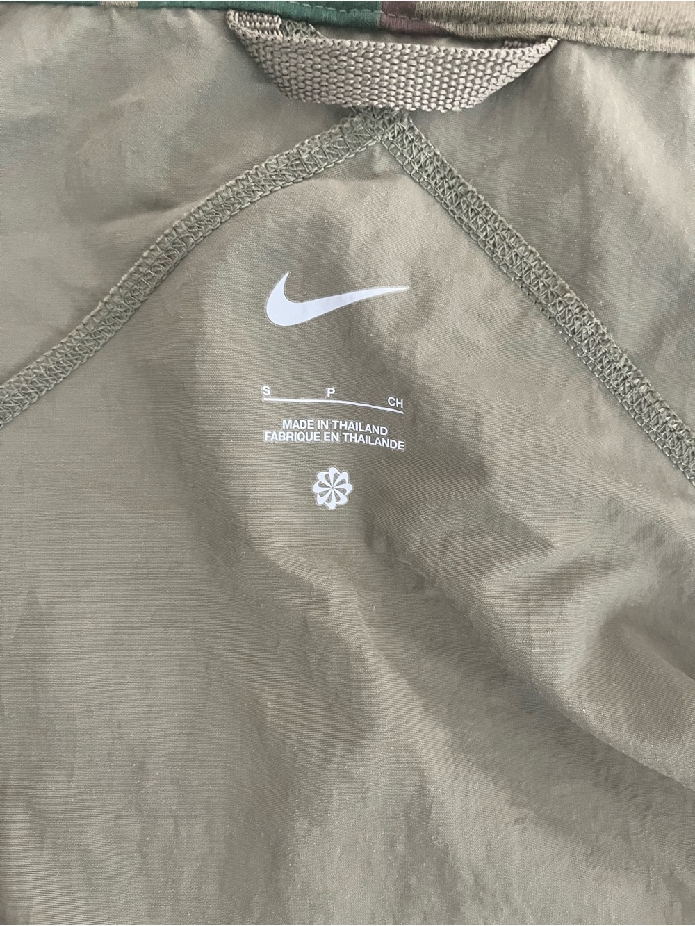 Nike Olive Green Hooded Field Jacket with Orange Tigers Patch. Never Worn! - Picture 8 of 8